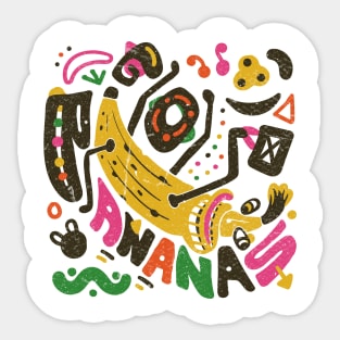 Go Bananas Sticker